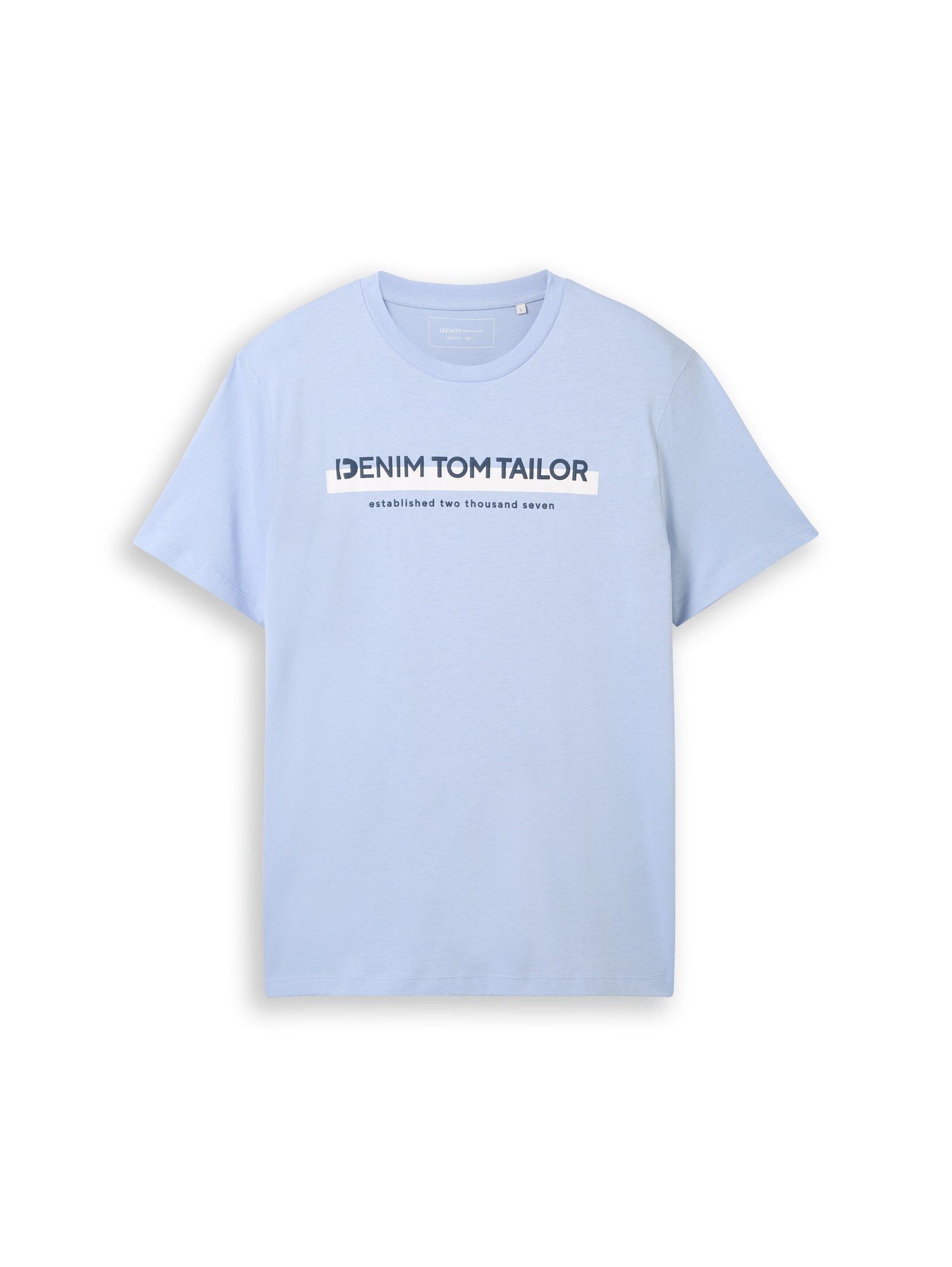 TOM TAILOR Denim T-Shirt T-Shirt (im Einserpack) T-Shirt mit Logo-Print – Bild 2 von 5