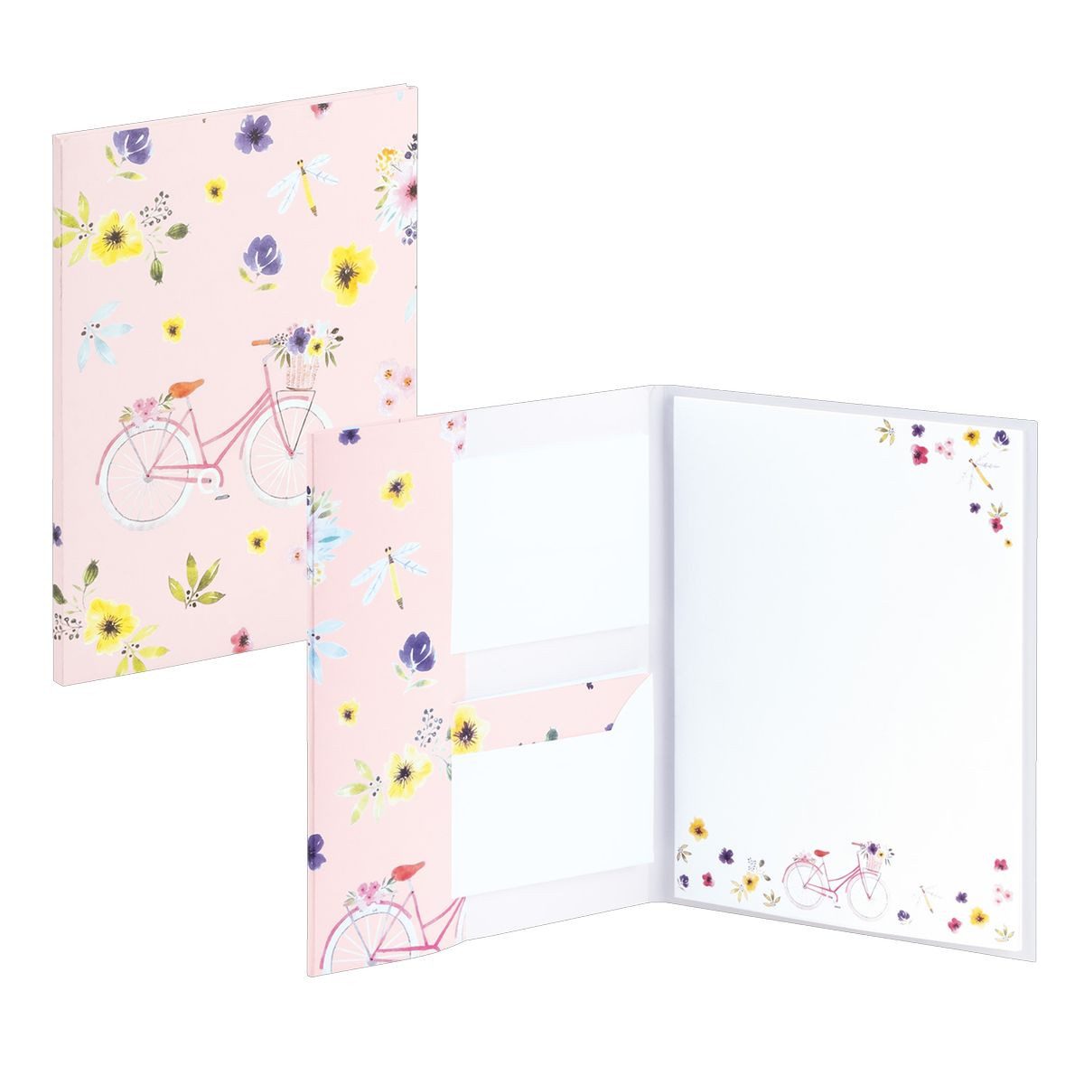 Rössler Briefpapier RÖSSLER Briefpapier Flower Ride 10 Blatt/10 Briefumschläge 185x250mm