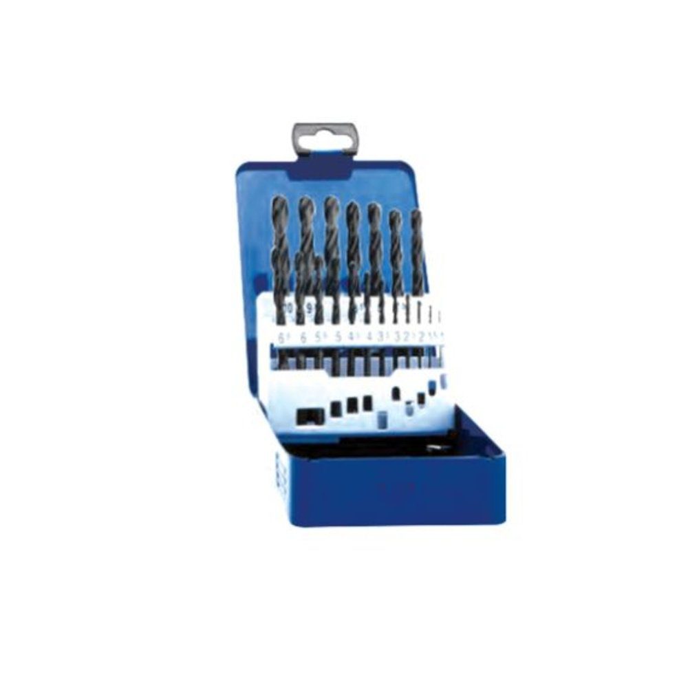 Metallbohrer Eventus by Exact 32001 HSS Metall-Spiralbohrer-Set 19teilig rollgewa