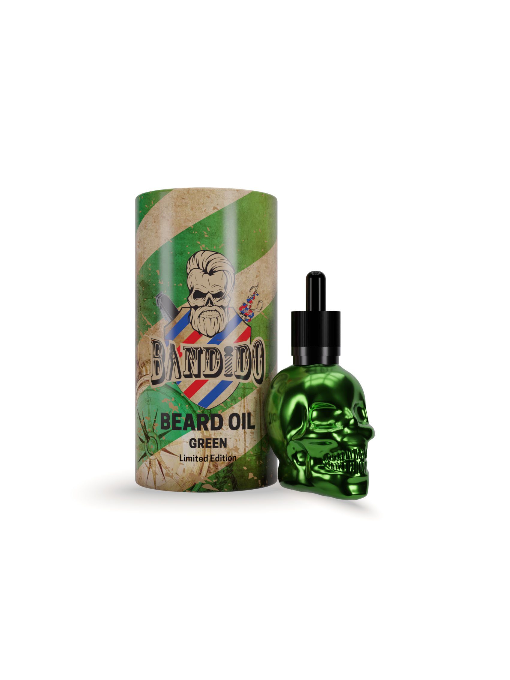 Bandido Cosmetics Bartöl Bandido Beard Oil Bart Öl Bartpflege 40ml Green