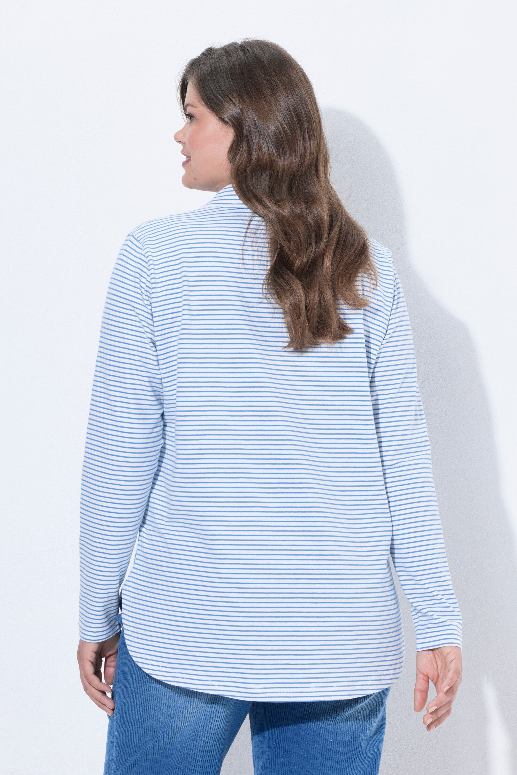 Laurasøn Poloshirt Ringelshirt Polokragen Langarm – Bild 3 von 4