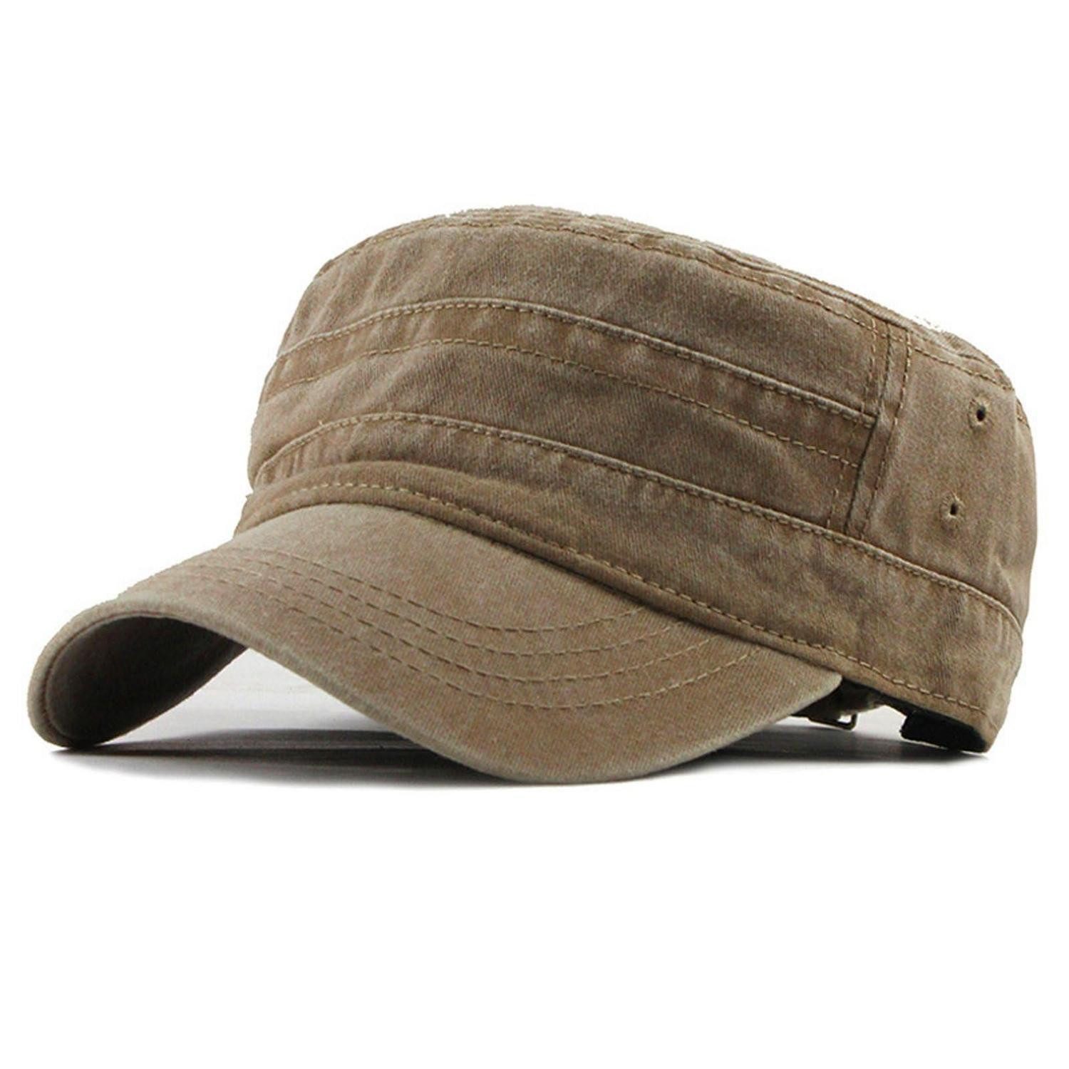 Baseball Cap Baseballcap Unisex verstellbar atmungsaktiv Militär Khaki