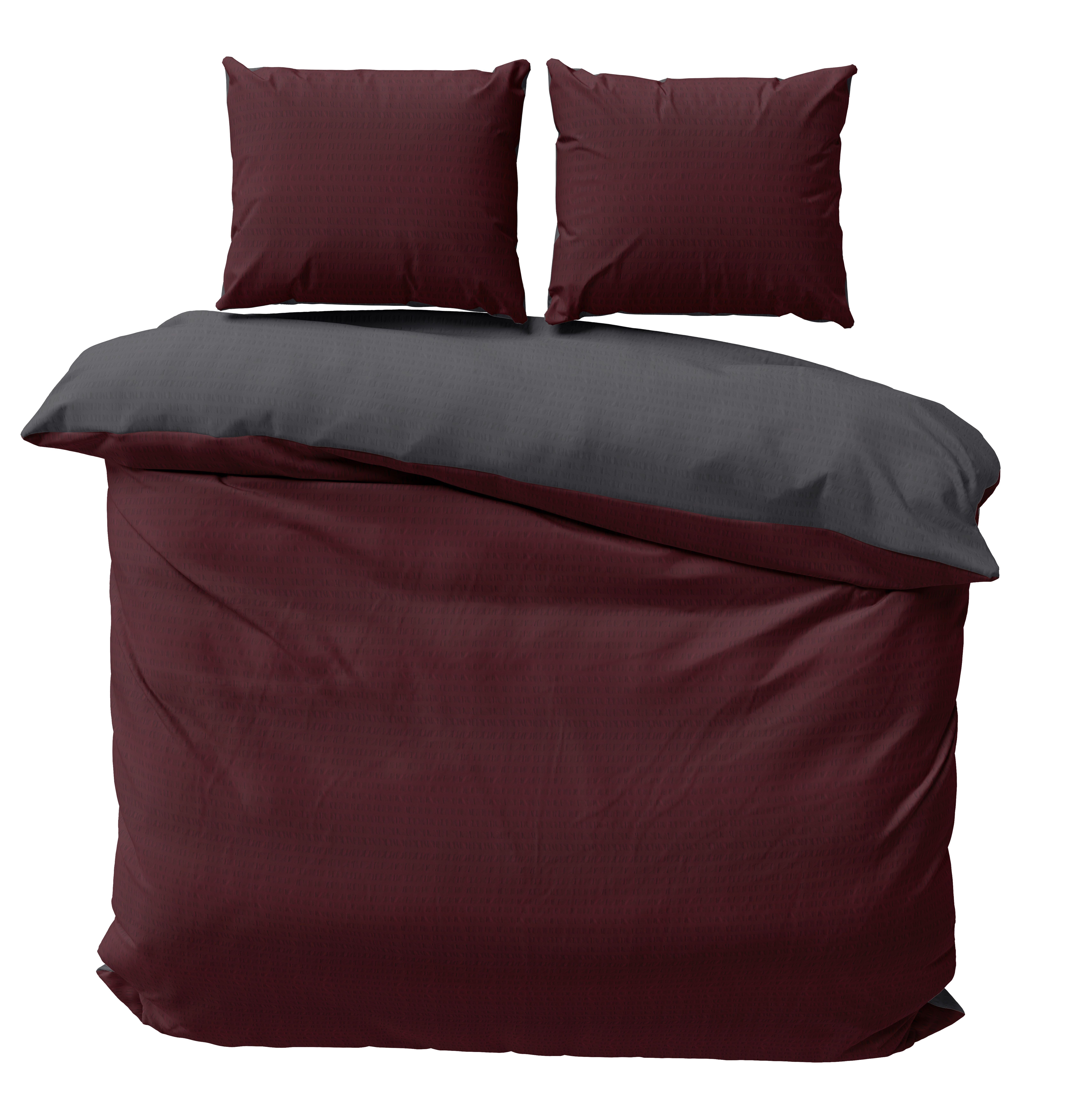 One Home Bettwäsche Doubleface Wende, Seersucker, 3 teilig, Mikrofaser Unif günstig online kaufen