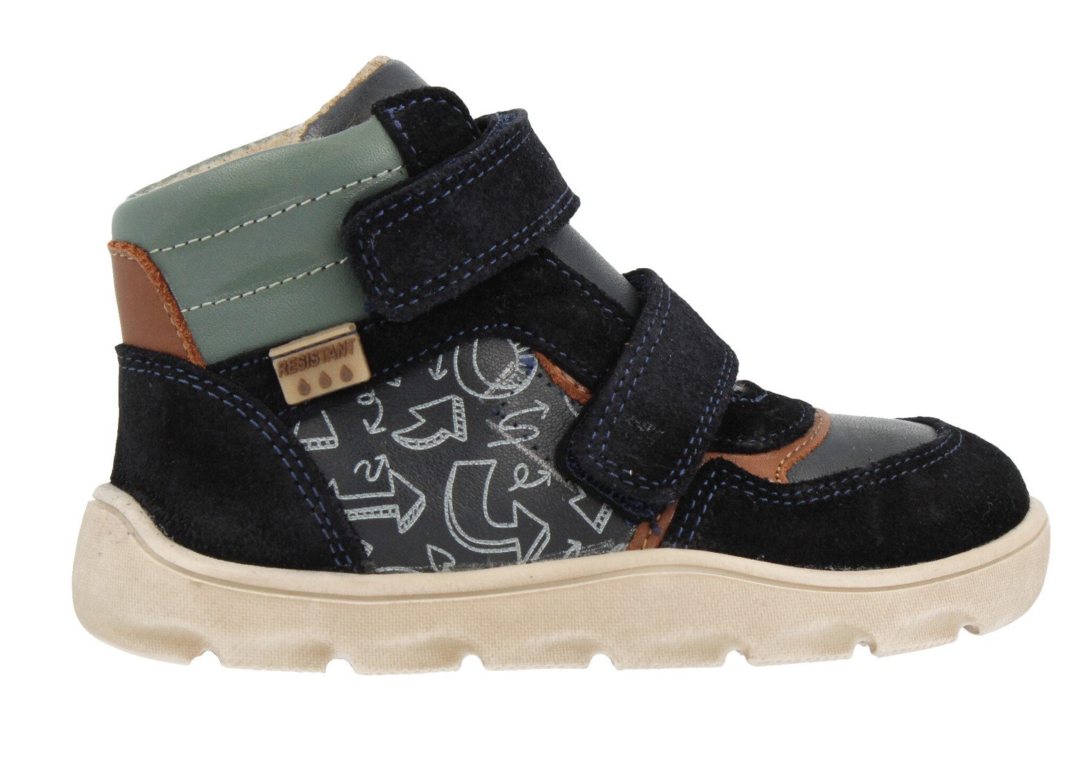Develab Sneaker Barfußschuhe Winter Barefoot 45336 Wasserfest Leder Schnürstiefelette