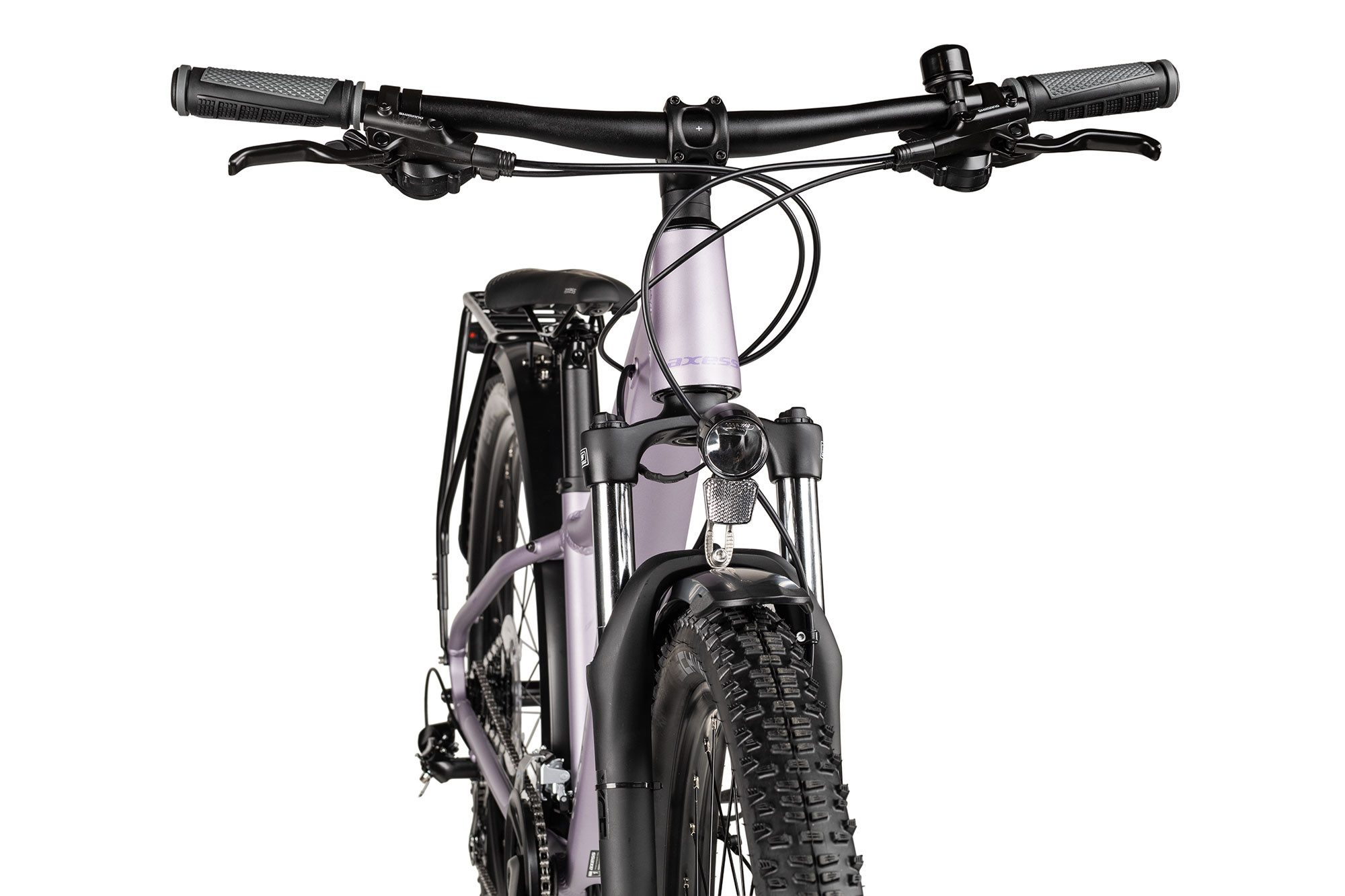 Axess Mountainbike Meea DX, 16 Gang Shimano Tourney RD-TX802 Schaltwerk, Kettenschaltung, hydraulische Scheibenbremse violett/rosa