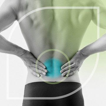 SaniVerde Rückenbandage SaniVerde® - Rückenbandage (S/M, L/XL) - Waist Trainer mit Klettverschluss - entlastet die Rückenmuskulatur - Lendenwirbelstütze zur Haltungskorrektur