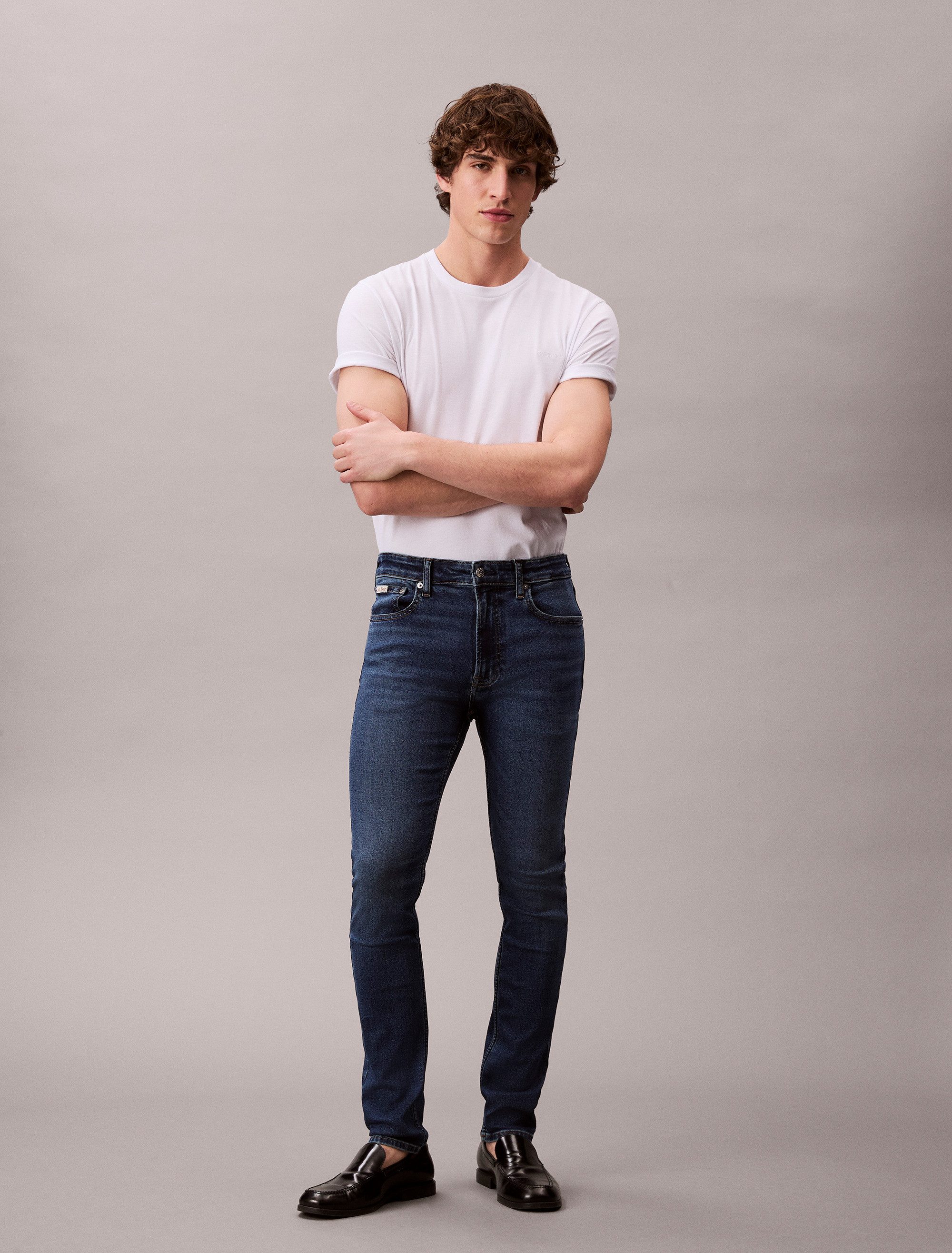 Calvin Klein Jeans Skinny-fit-Jeans "SKINNY JEAN REGEN", Mit Gürtelschlaufe günstig online kaufen