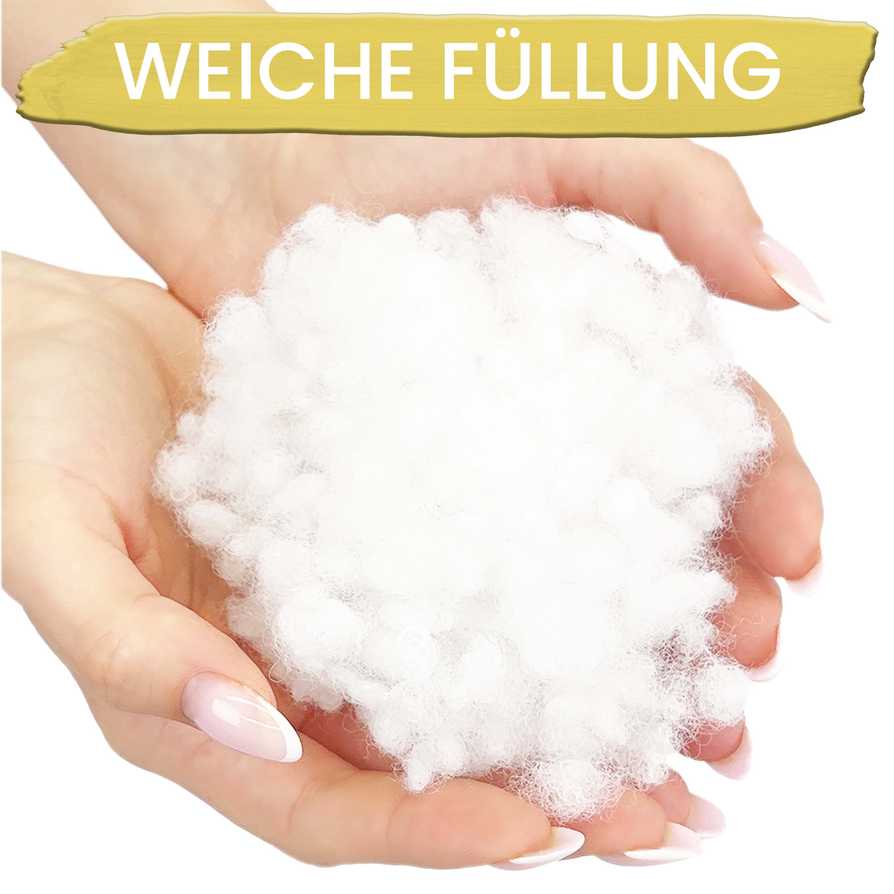Amilian Dekokissen Sofakissen Couchkissen 2er Set - mit Füllung und Kissenbezug, weich, Hotelverschluss, formstabil – Bild 4 von 5
