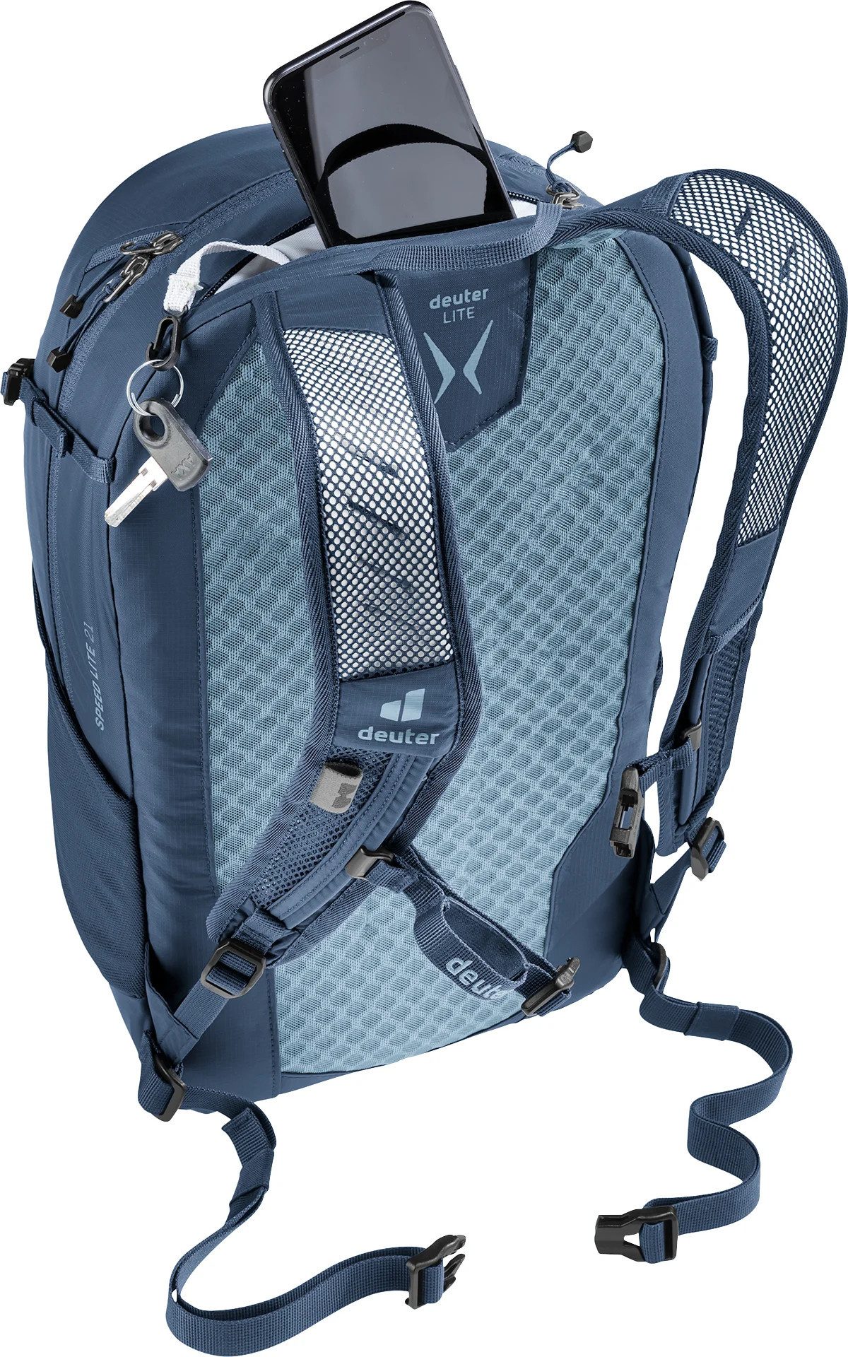 deuter Wanderrucksack SPEED LITE 21 L (1-tlg), für Outdoor-Abenteuer, mit Innenfächern und Seitentaschen