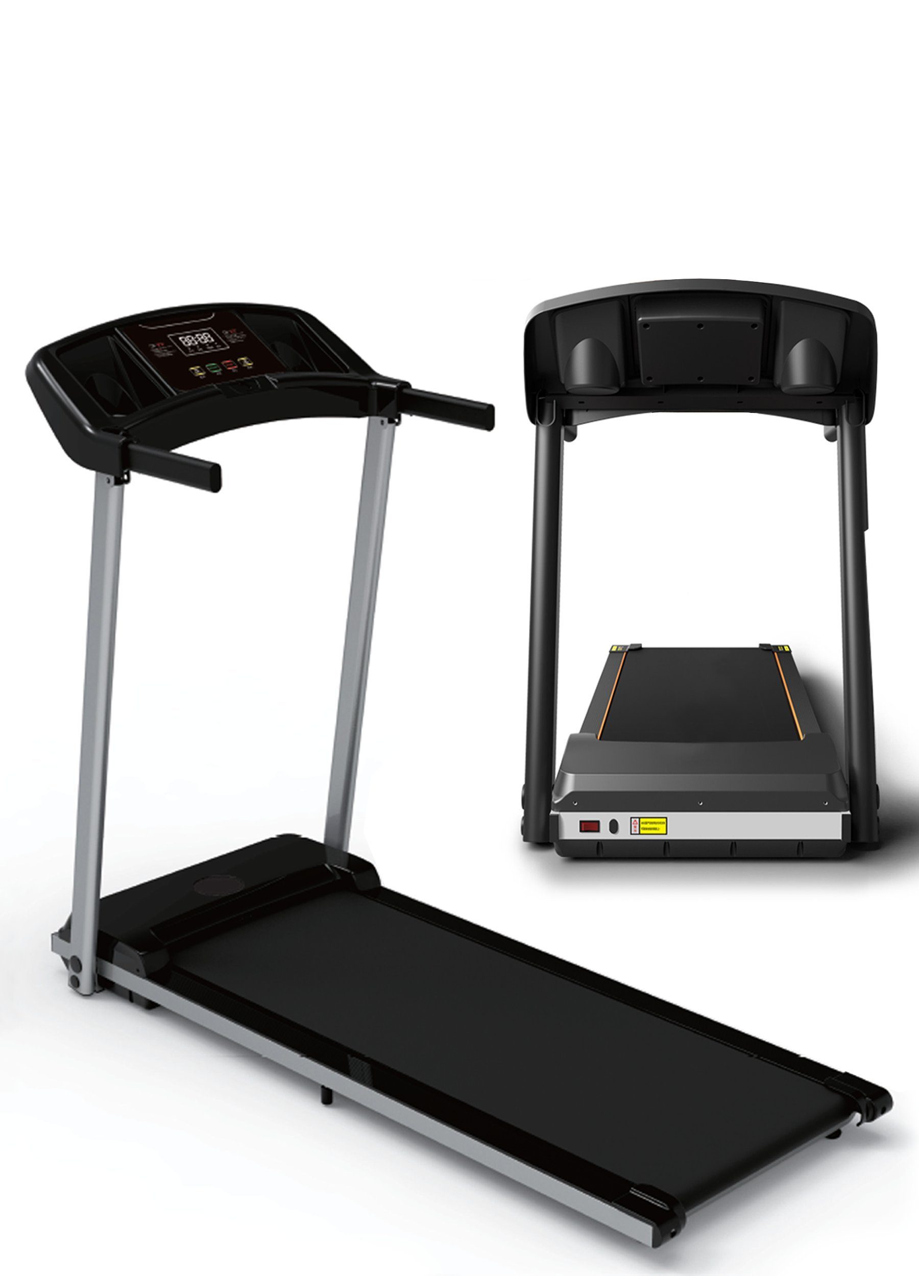 VENDOMNIA Laufband Treadmill - LCD-Display, 1000W, Lauffläche 100x38cm - (Trainingszeit, Distanz, Kalorienverbrauch, Geschwindigkeit), klappbar, elektrisch, bis 6Km/h