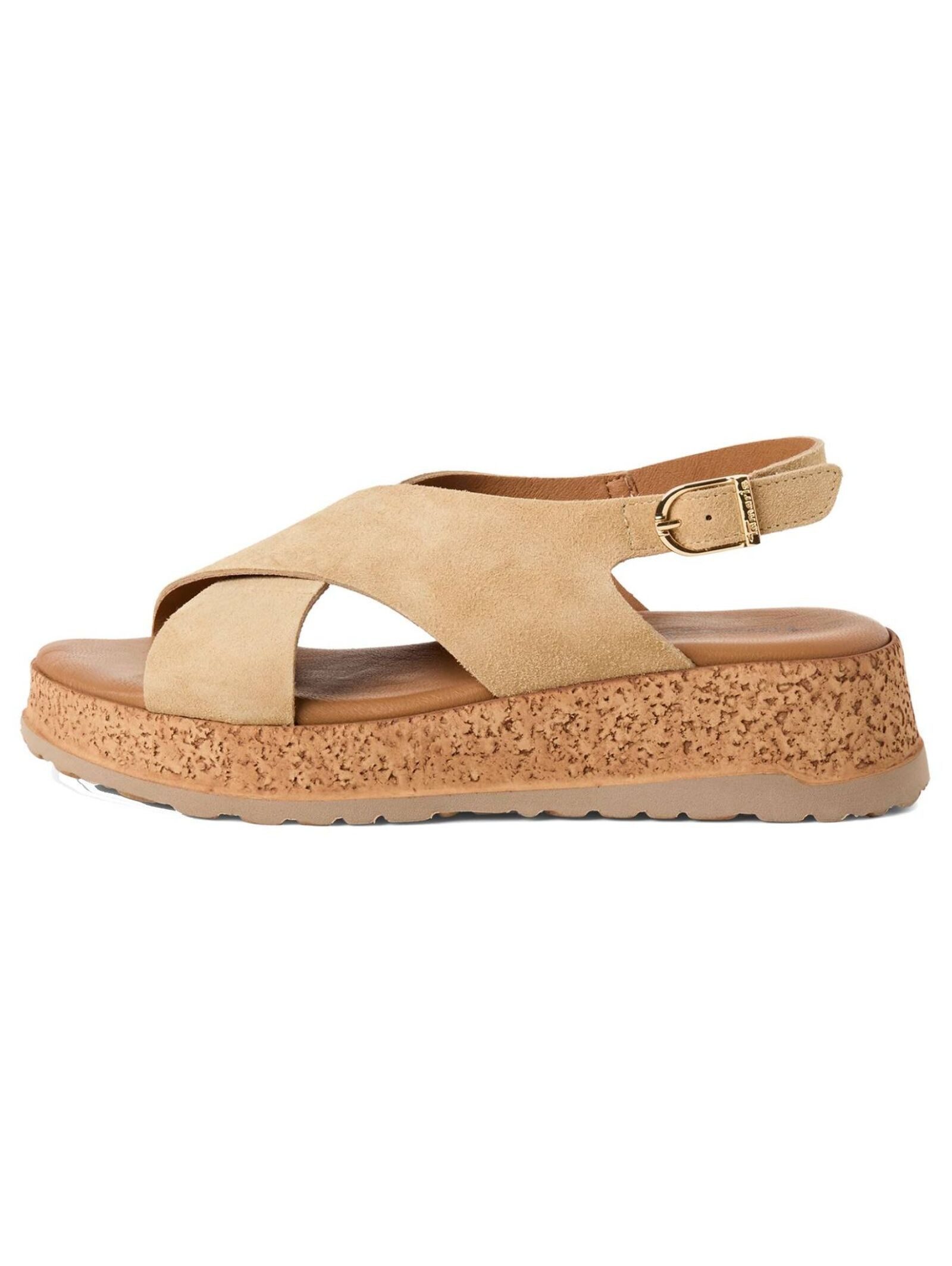 Tamaris Tamaris Sandalen Veloursleder Keilsandalette günstig online kaufen