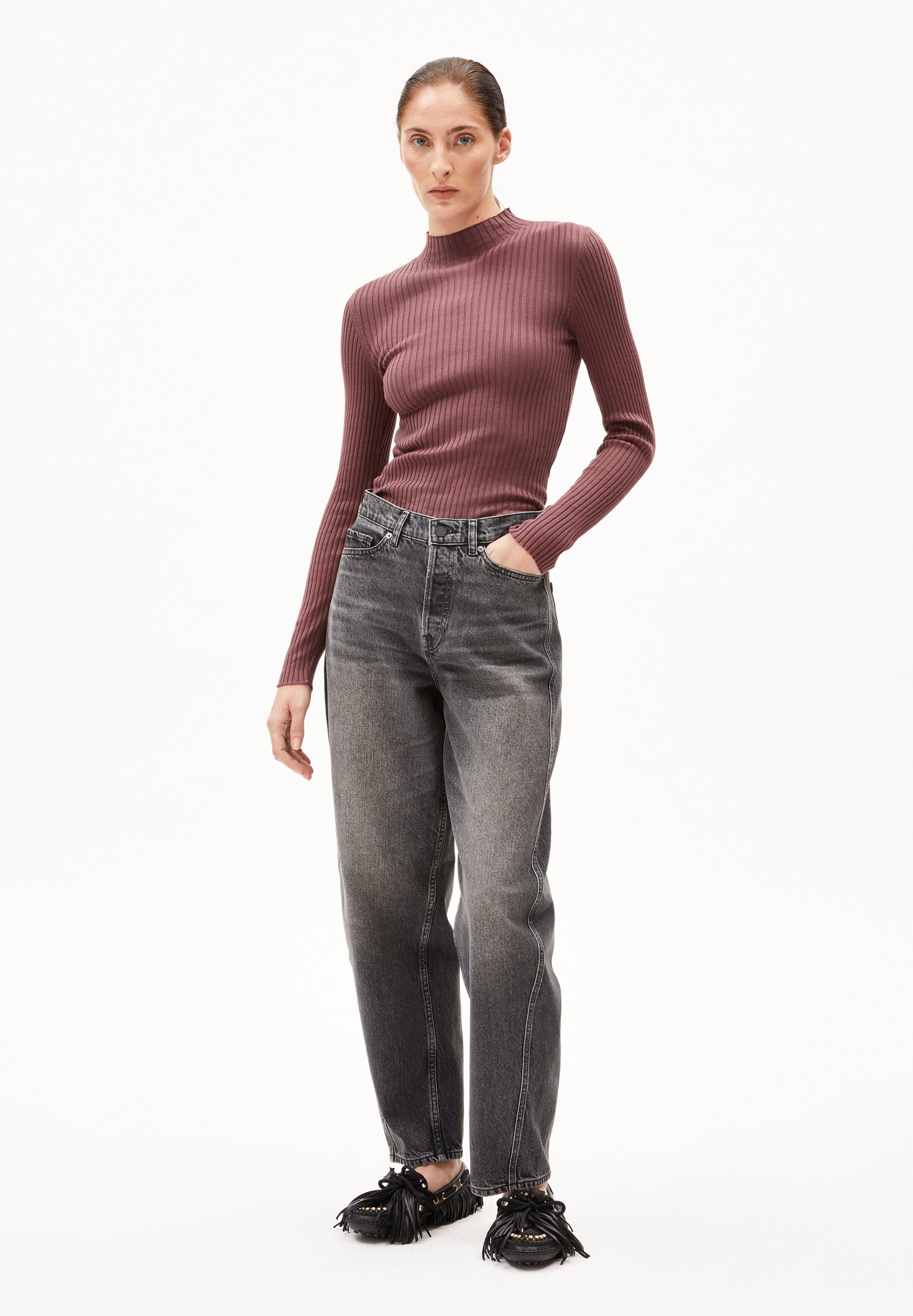 Armedangels Strickpullover ALAANIA Pullover Slim Fit günstig online kaufen