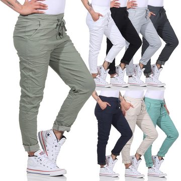 CLEO STYLE Jogginghose Damen Jogginghose 8115 36-40 Beige