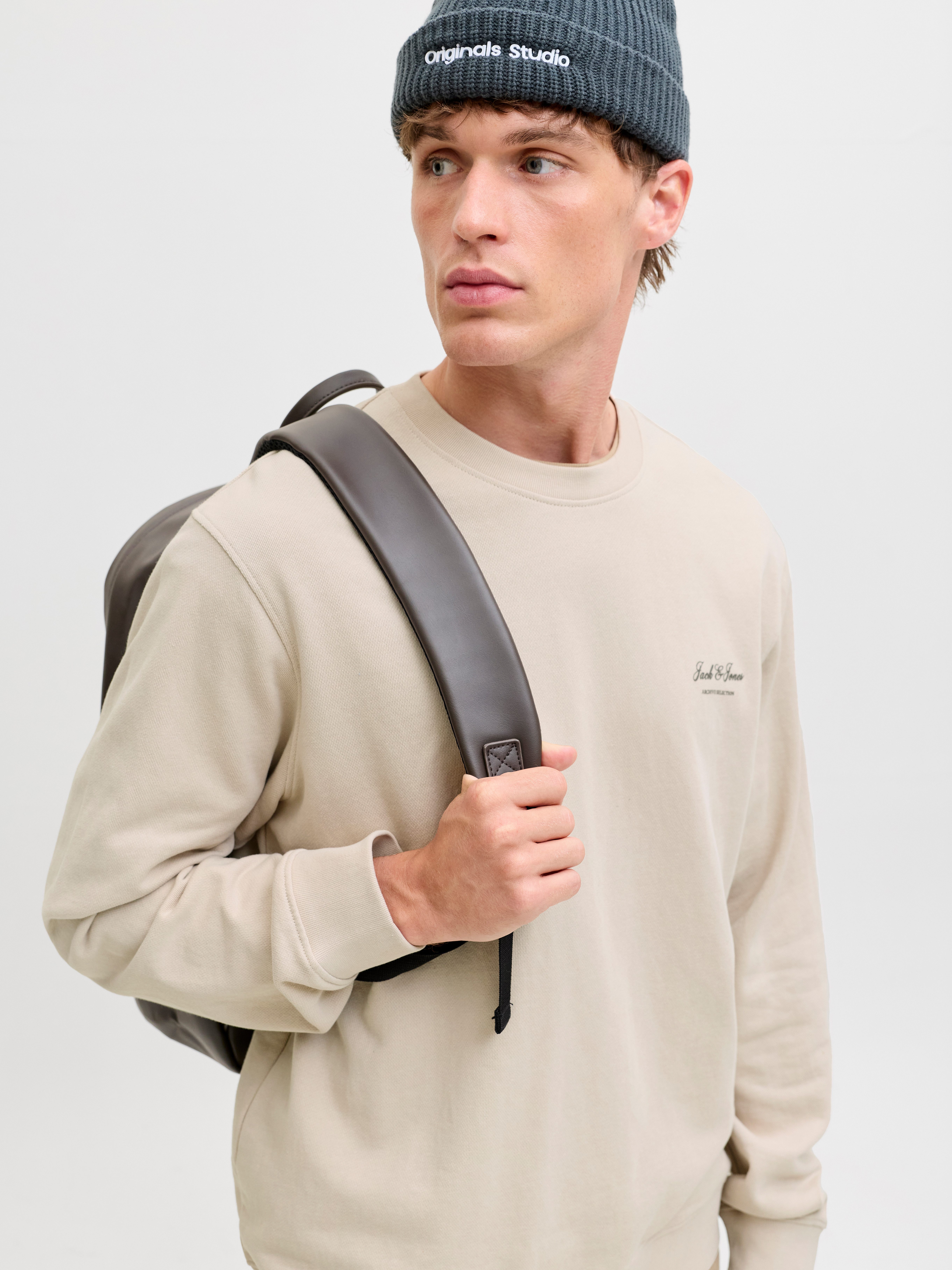 Jack & Jones Sweatshirt JJEARCHIVE GRAPHIC SWEAT CREW NECK NOOS Baumwollmischung, relaxed fit