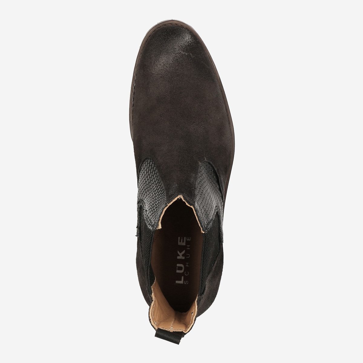 Lüke Schuhe Lüke Schuhe 3185B, Chelsea Boots, Stiefeletten, Schwarz, Herren Chelseaboots