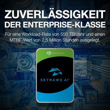 Seagate Skyhawk AI 10TB HDD ST10000VE000 3,5 Zoll SATA3 256MB interne HDD-Festplatte