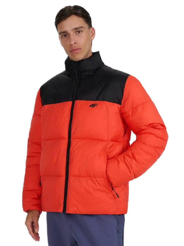 4F Winterjacke M601 (wärmeisolierung) rot/schwarz Herren