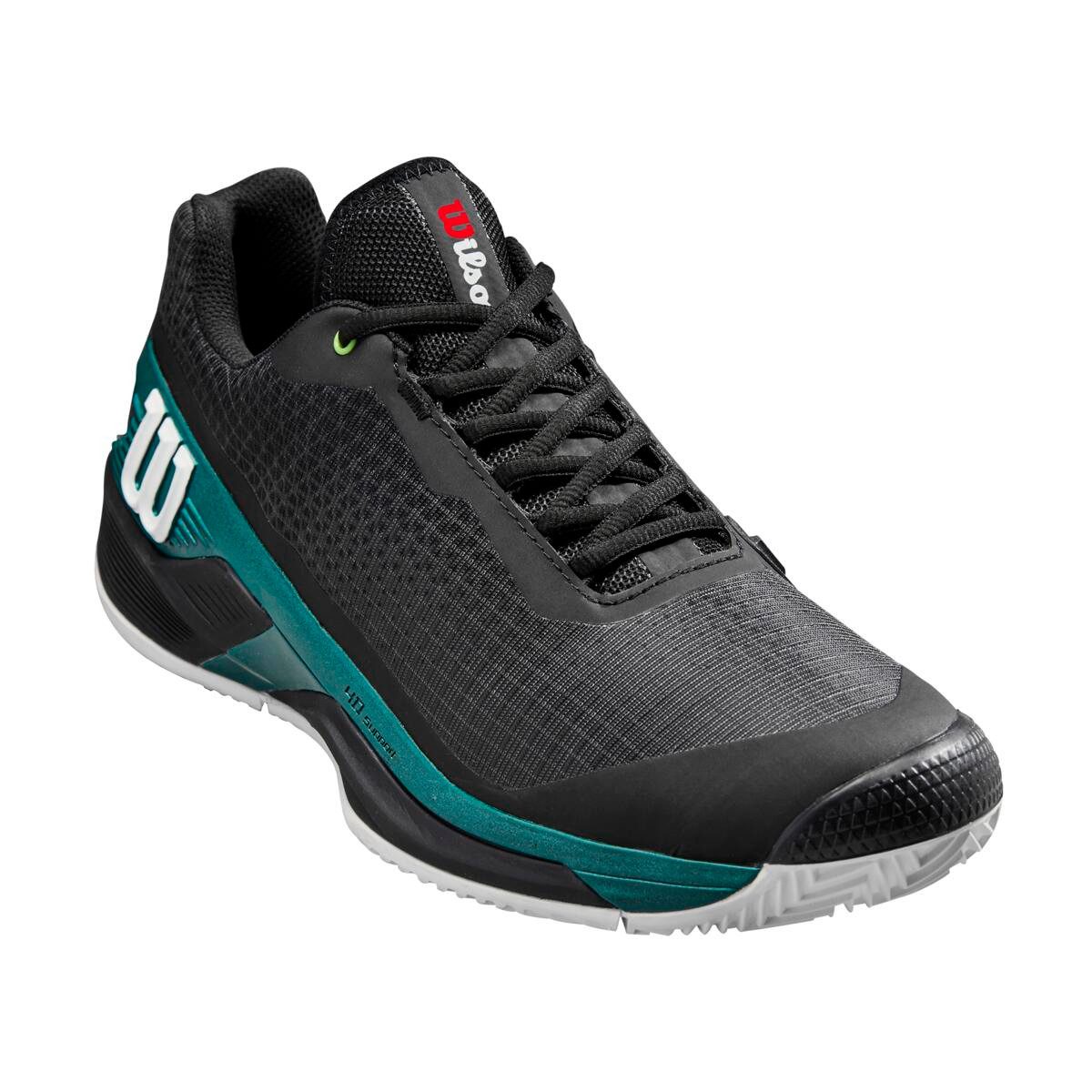 Rush Pro 4.0 Clay/Sandplatz 2024 schwarz Herren Tennisschuh