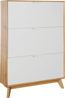 andas Schuhschrank Pandrup mit 3 Klappen, ca. 8 Paar Schuhe pro Klappe, Höhe 125 cm