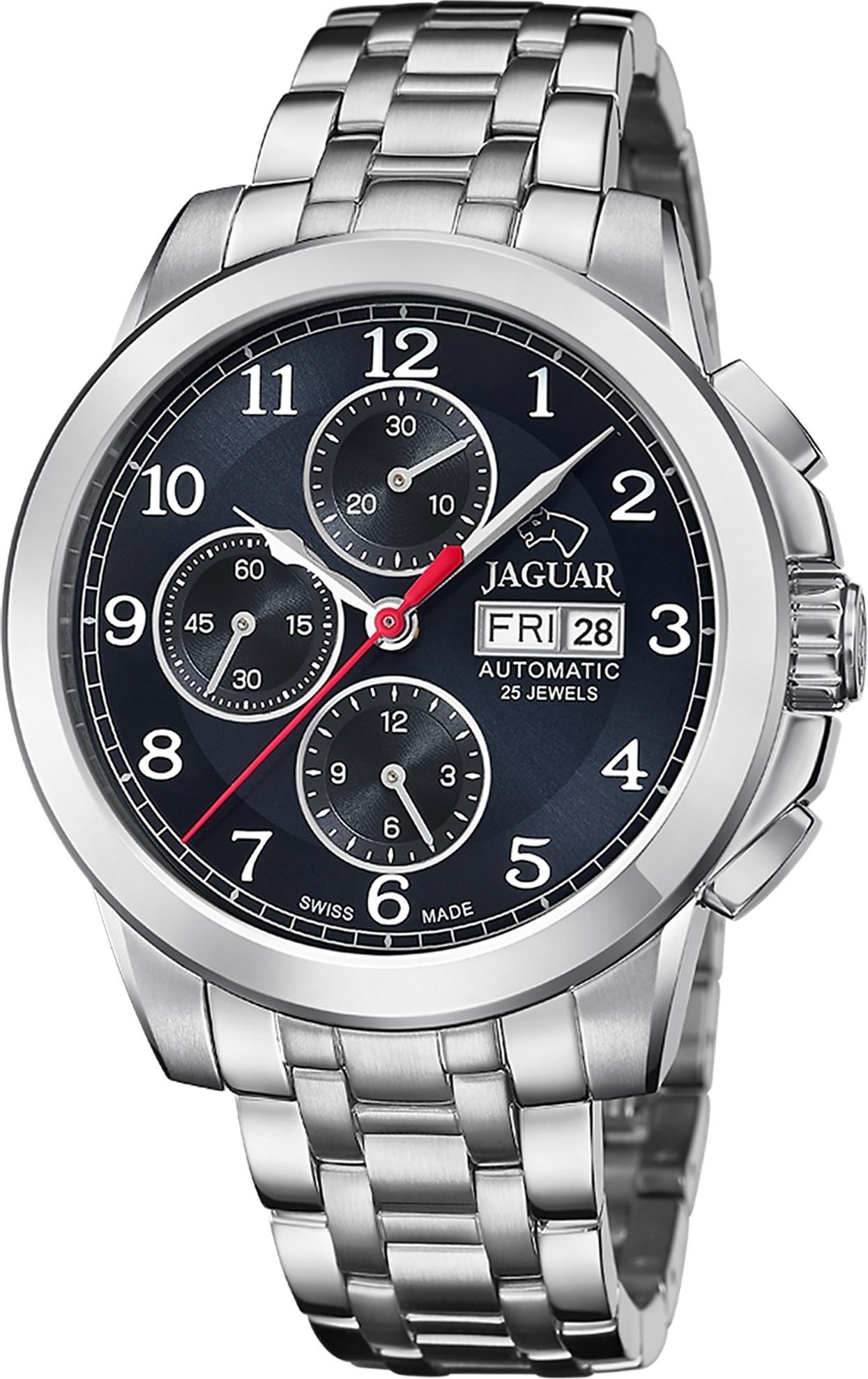 JAGUAR Chronograph Jaguar Herrenuhr Edelstahl silber günstig online kaufen