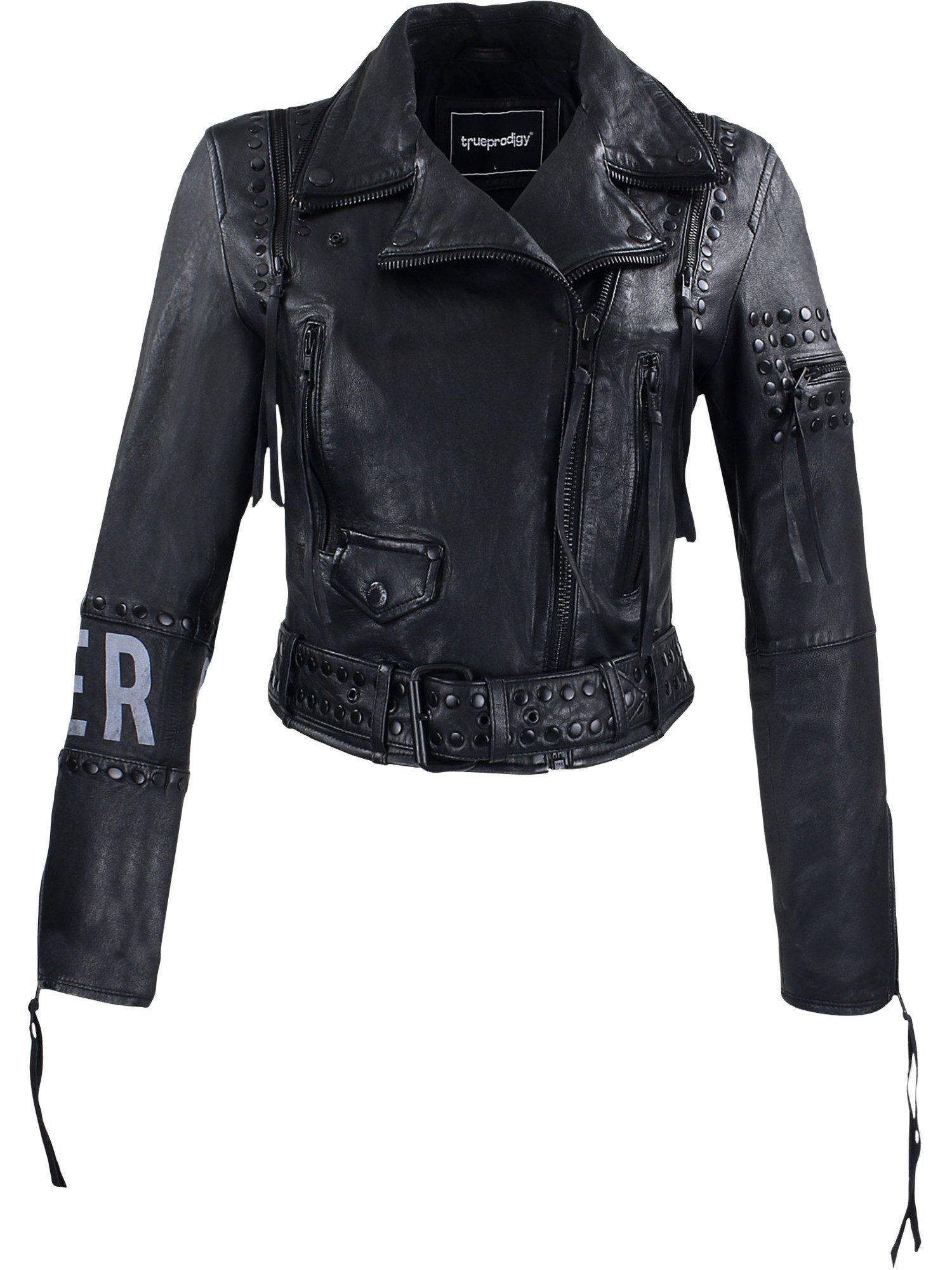 trueprodigy Lederjacke Ava mit Print und günstig online kaufen