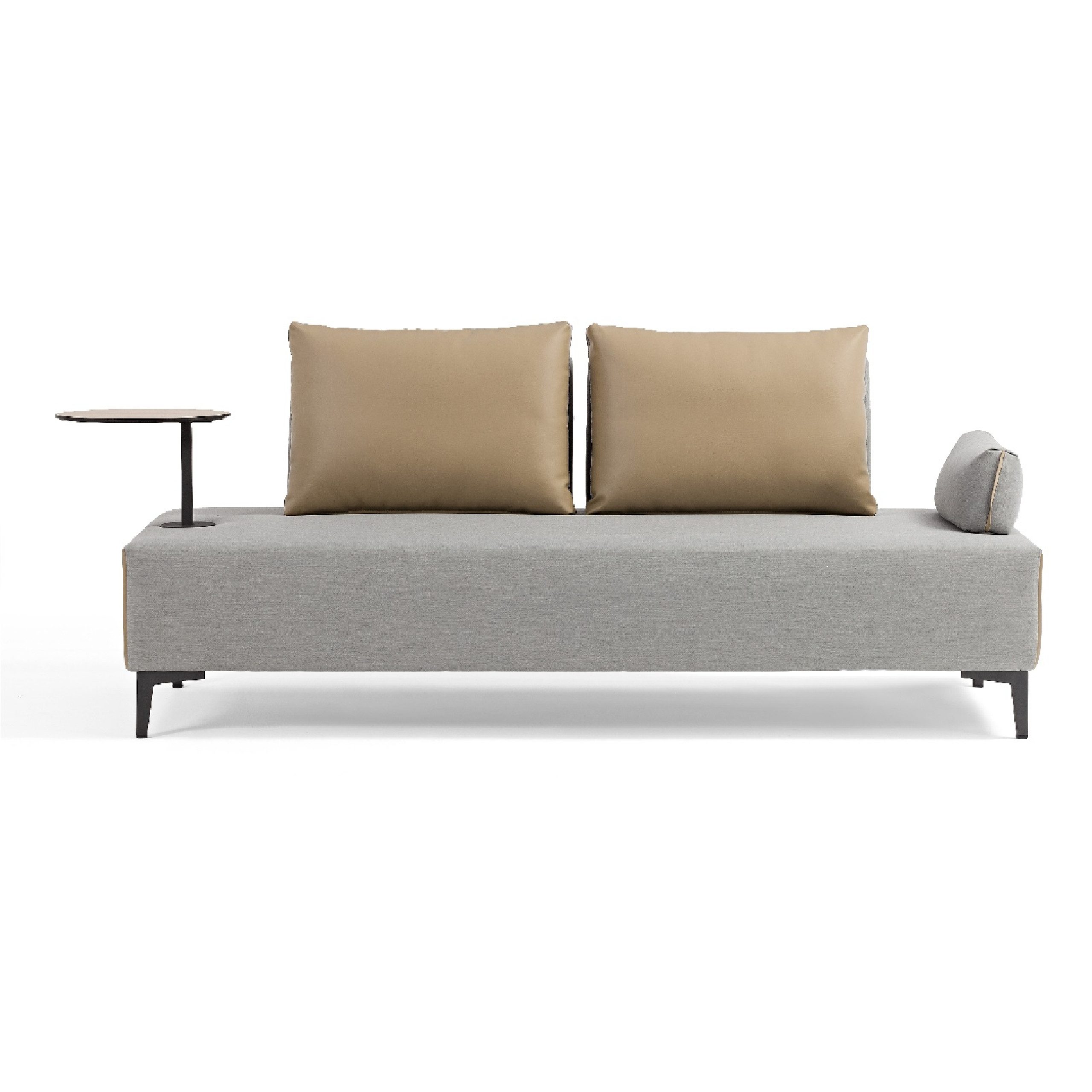 Loungesofa Inko Multifunktions-Sofa Lavacca light grey/caramell variables