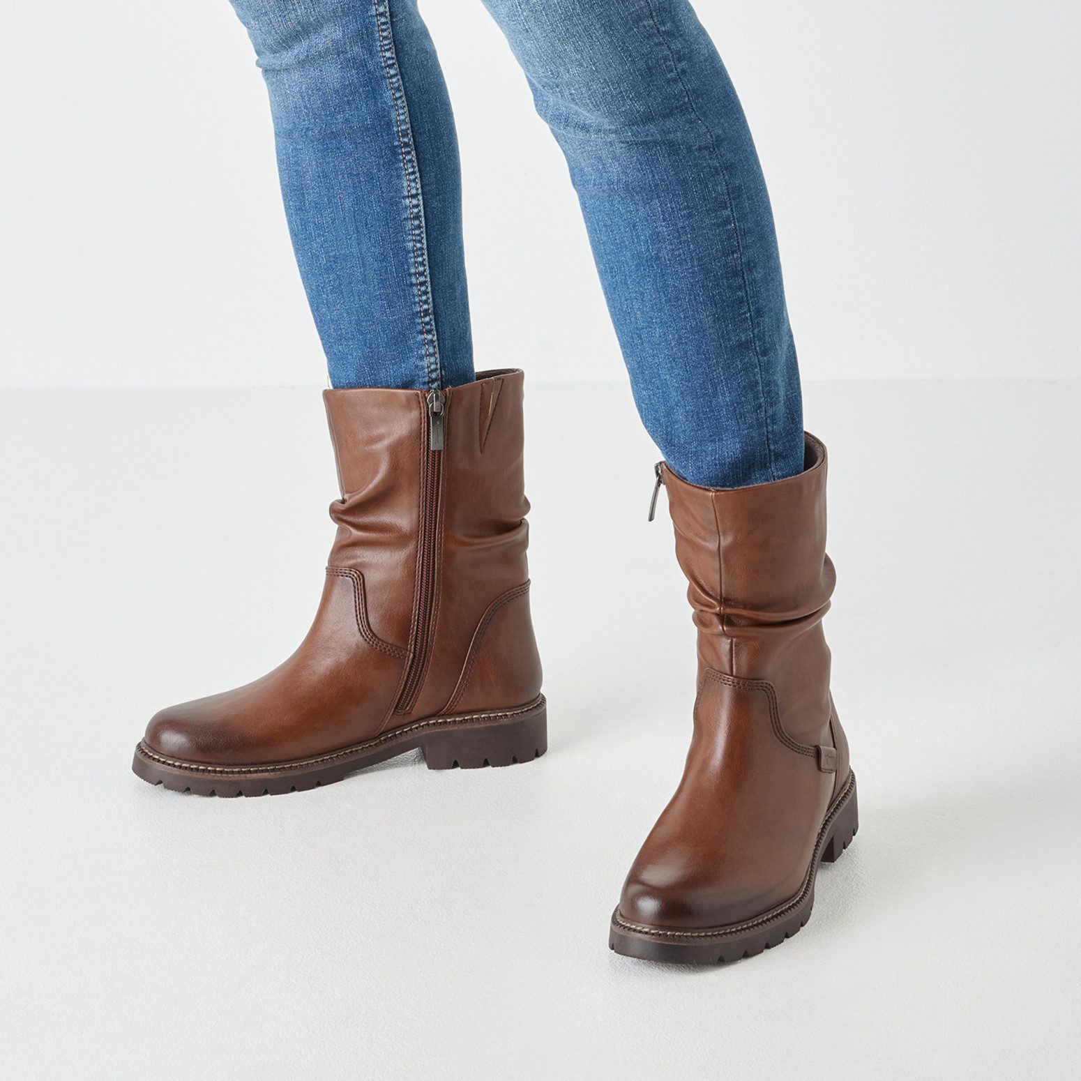 Tamaris Stiefelette, Blockabsatz, Kurzstiefel, Boots in veganer Verarbeitun günstig online kaufen
