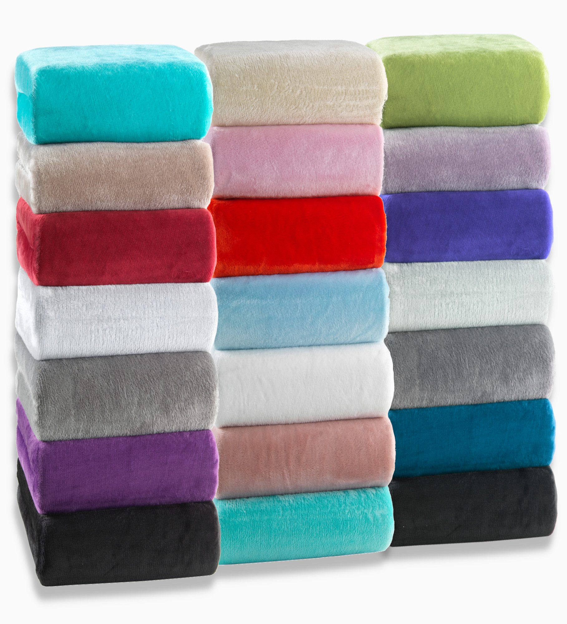Malika Spannbettlaken Cashmere-Touch Fleece, warmes Winter-Spannbetttuch, Mikrofaser, Gummizug: rundum Gummizug, (1 Stück), Flauschig warmes Teddy Plüsch, Einfarbig