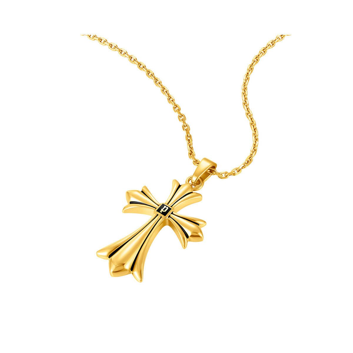 Police Edelstahlkette Damenhalskette Pol...