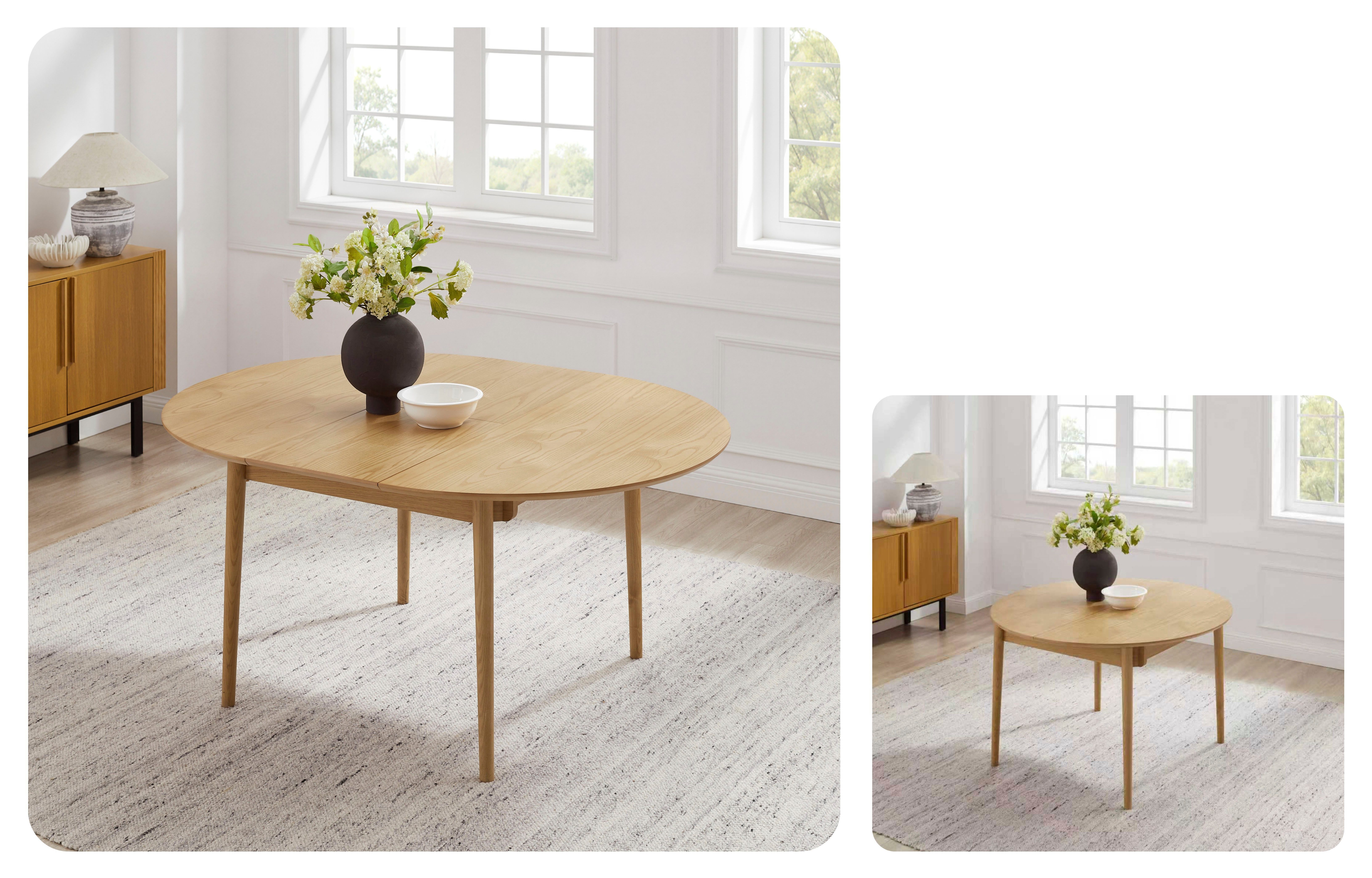 OTTO home Esstisch Branwell, FSC-zertifiziertem Eschenholz, Breite 120 cm