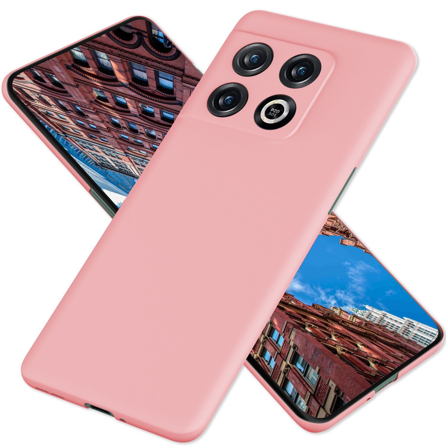 Nalia Smartphone-Hülle OnePlus 10 Pro 17 cm (6,7 Zoll), Ultra Dünne 0,5mm Hülle / Mattes Hardcase / Silk Touch / Extra Leicht