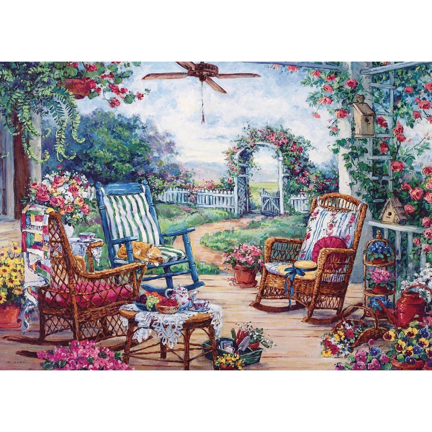 LuxusKollektion Puzzle Puzzle 1000 Teile Blumenwiese, Puzzleteile