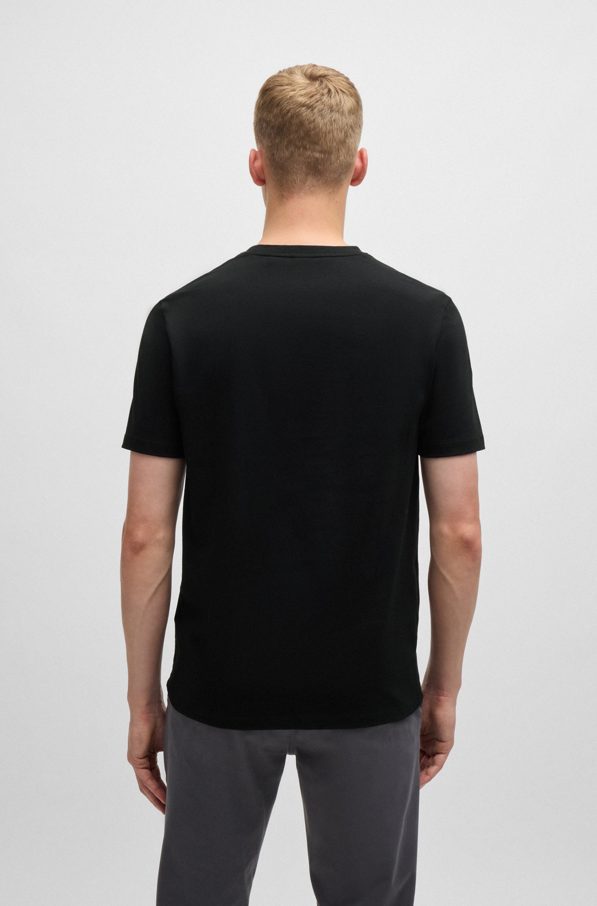 BOSS ORANGE T-Shirt Tales mit BOSS Stickerei auf der Brust günstig online kaufen