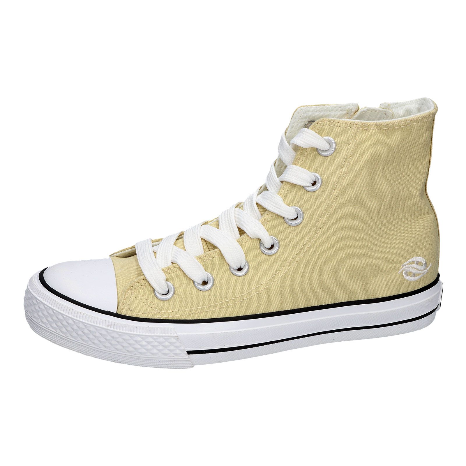 Dockers by Gerli High Top Sneaker Canvas Sneaker mit Reißverschluss an Schaftinnenseite