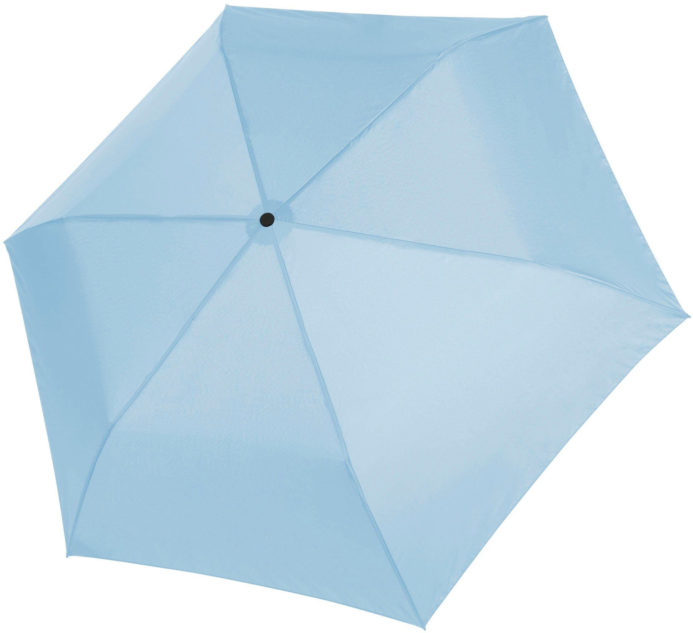 doppler® Taschenregenschirm zero,99 uni, Ultraleichter ice blue« Regenschirm uni, »zero,99 ice blue, doppler von