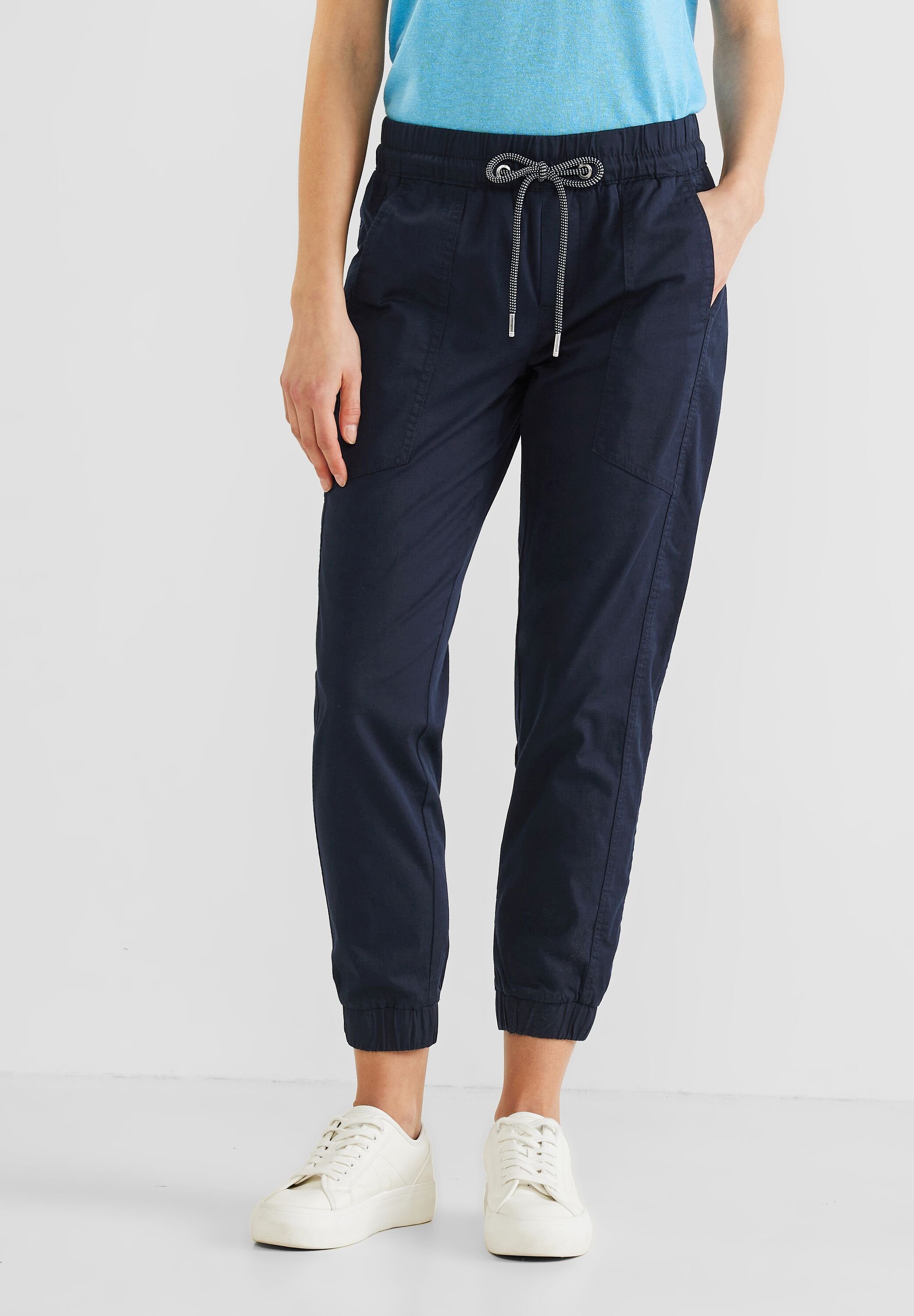 STREET ONE Dehnbund-Hose 4-Pocket Style