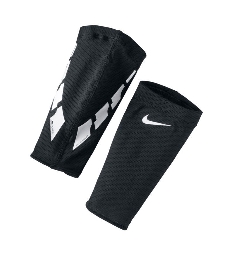 Nike Fußball Schienbeinschoner Nike Performance Guard Lock Elite Sleeves Weiß