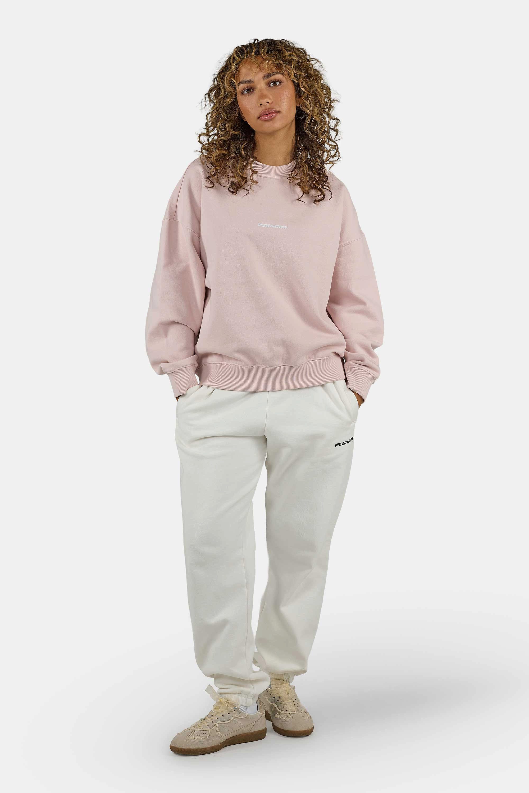 PEGADOR Sweatshirt Sela Oversized Sweater Baumwollmischung, oversize