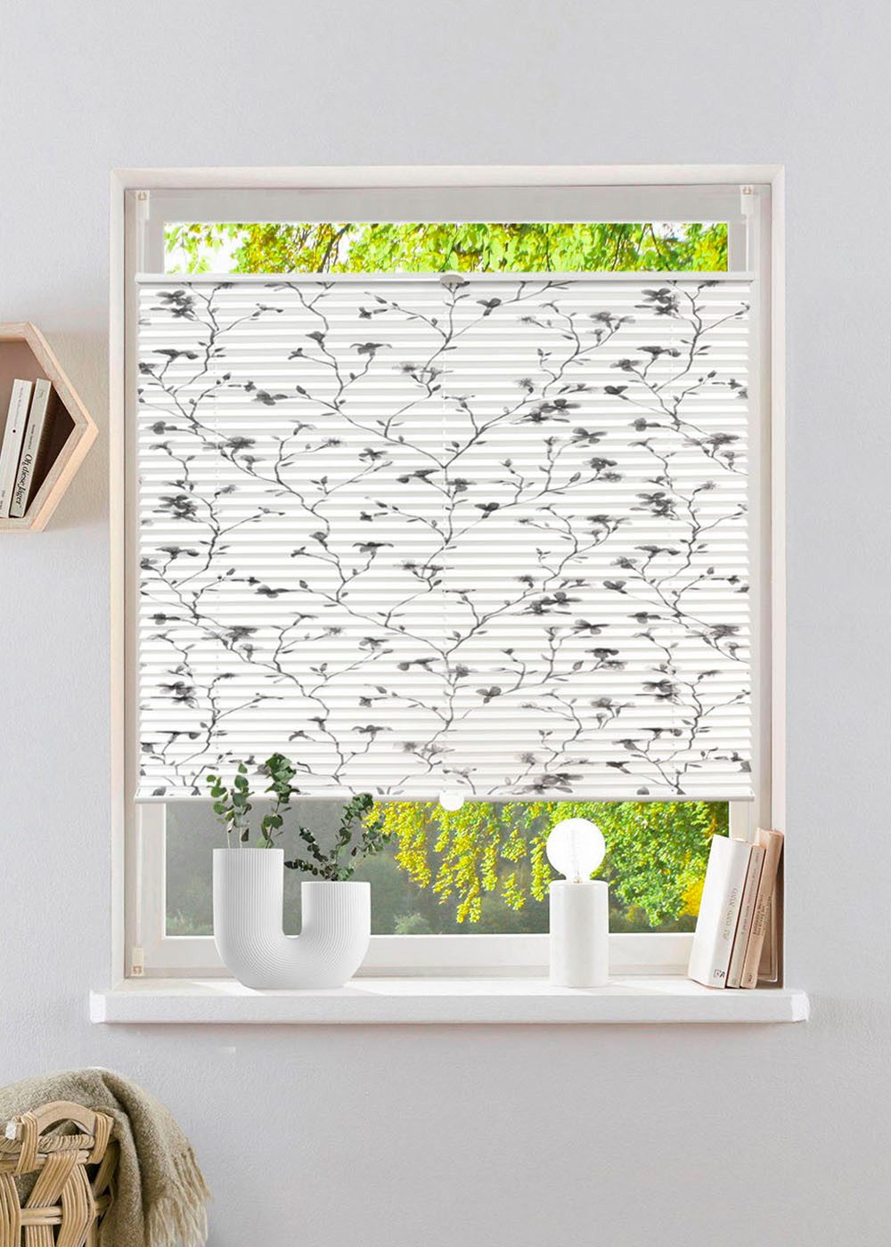 my home Plissee MINNA, Lichtschutz, ohne Bohren, verspannt, Klemmfix, im Fi günstig online kaufen