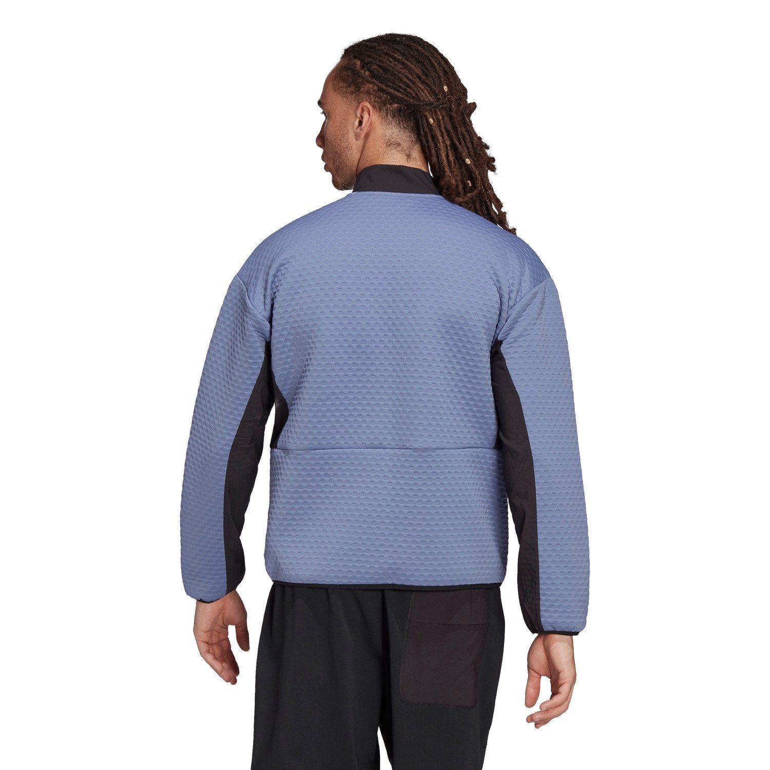 adidas Performance Fleecejacke Fleecepullover Terrex Utilitas Hike Half-Zip blau Herren
