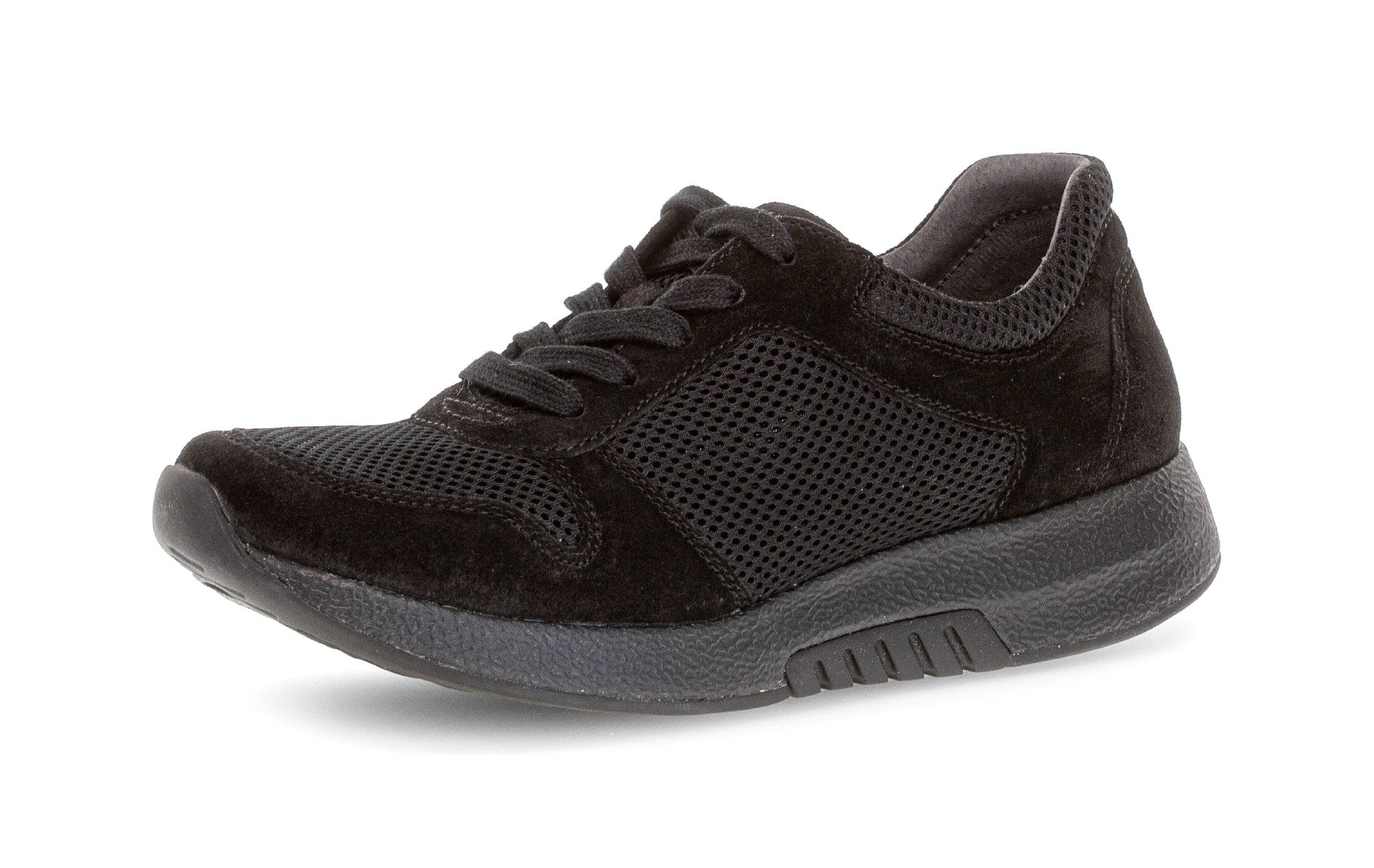 rollingsoft Keilsneaker, Freizeitschuh, Halbschuh, Schnürschuh mit Logo an der Ferse