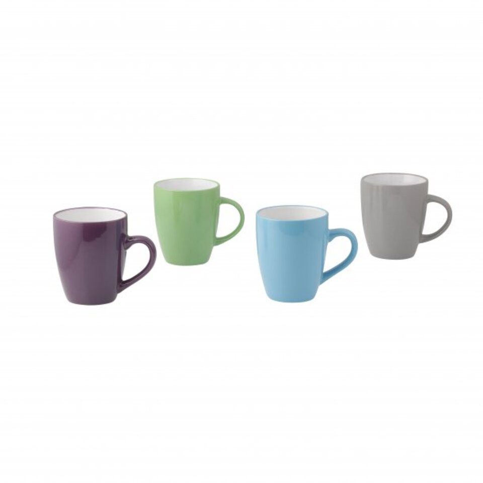 axentia Tasse Kaffeebecher, Porzellan, ca. 350 ml, 1-tlg.