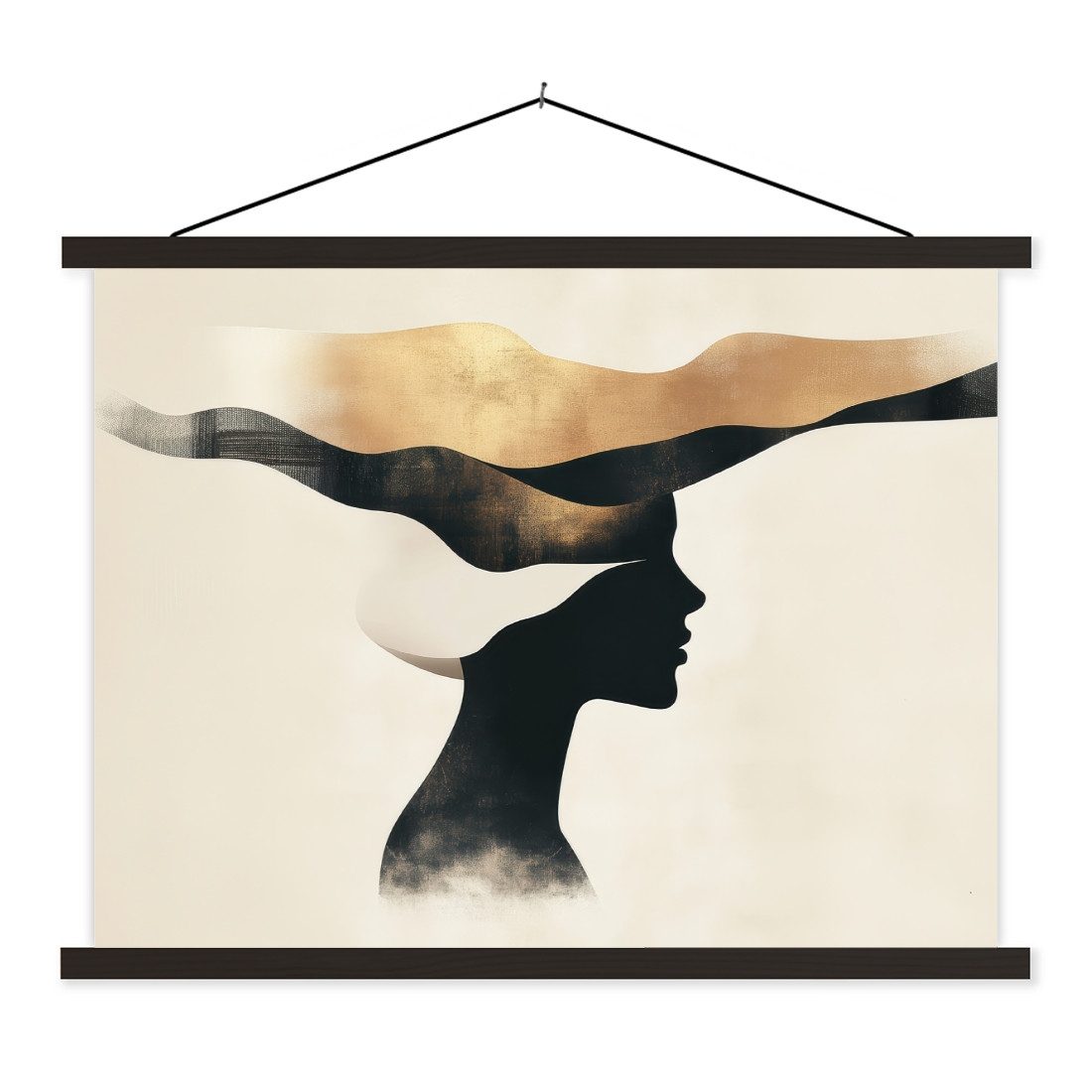 MuchoWow Poster Frau - Wellen - günstig online kaufen