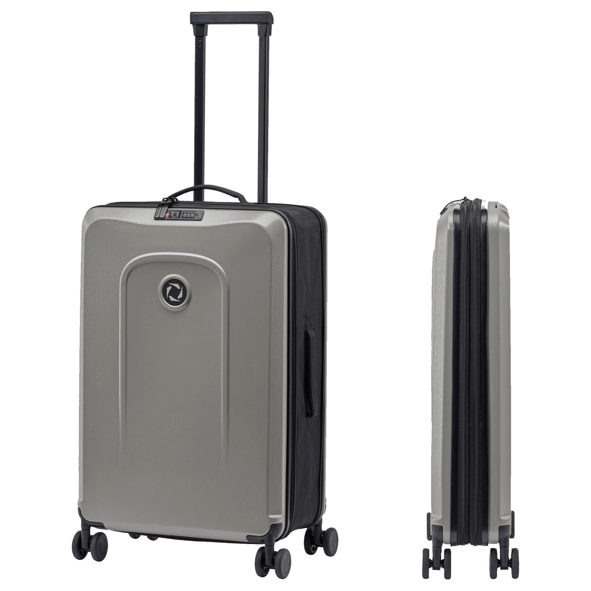 senz Koffer Foldaway - 4-Rollen-Trolley M 66 cm (faltbar) (silk grey), 4 Rollen Rollen