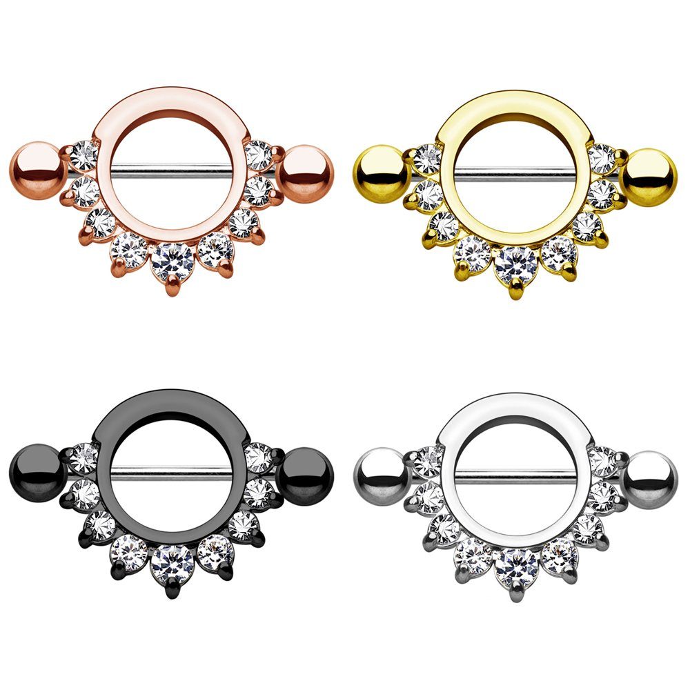 Taffstyle Intimpiercing Intim Brust Intimpiercing Schild günstig online kaufen