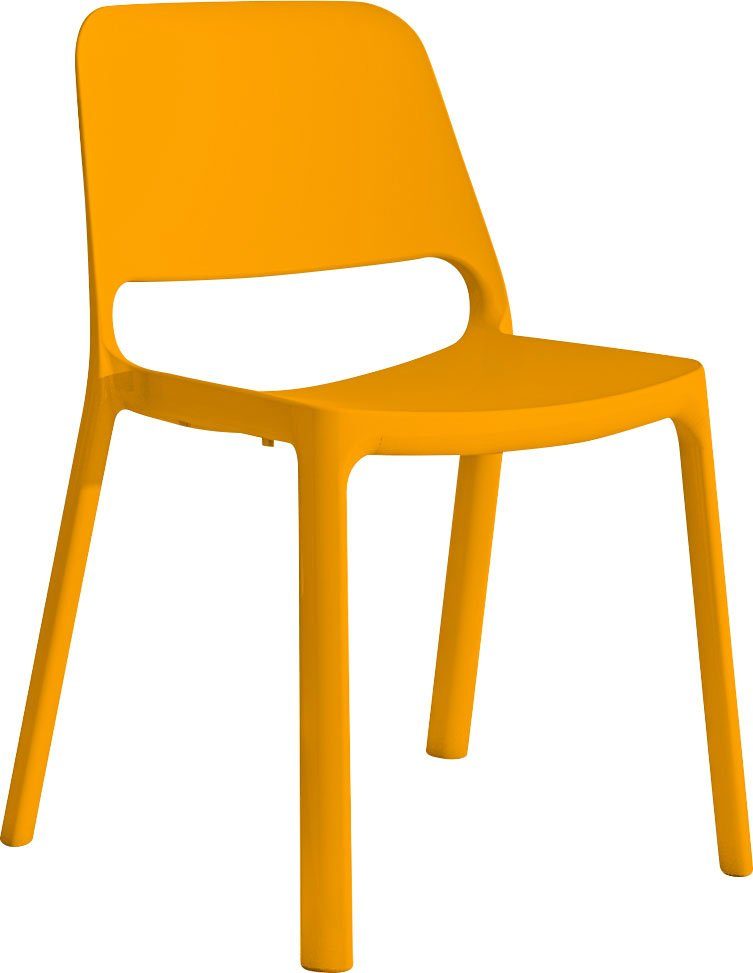 Mayer Sitzmöbel Stapelstuhl Stapelstuhl myNUKE (Packung), stapelbar Orange | Orange | Orange