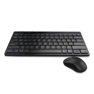 Rapoo 8000M kabelloses Tastatur-Maus-Set, Bluetooth, 2.4 GHz, 1300 DPI Tastatur- und Maus-Set