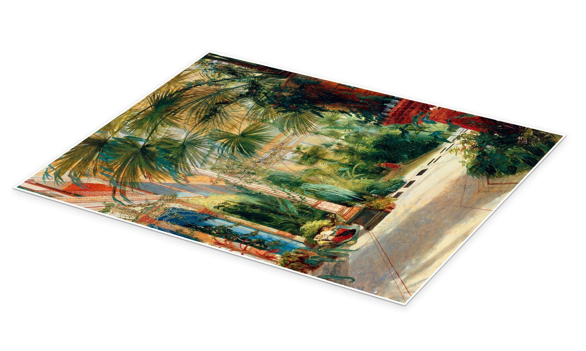 Posterlounge Wandbild Das Innere des Palmenhauses, Carl Blechen, erhältlich günstig online kaufen