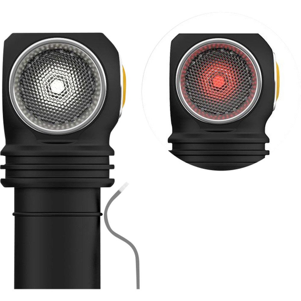 Armytek Taschenlampe ArmyTek Wizard C2 WR Magnet Warm & Red LED Stirnlampe mit Magnethalter