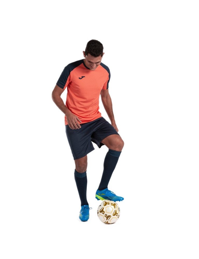Joma T-Shirt Eco Championship (leicht, atmungsaktiv) orange/navyblau Herren